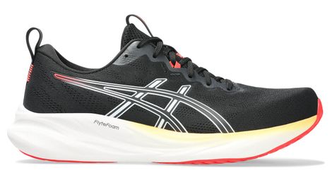asics gel pulse 16 running shoes black red men s