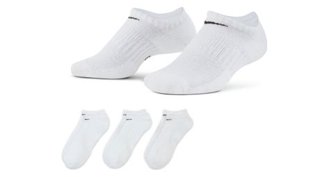 Calze (x3) unisex nike everyday cushioned bianche