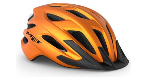 Casque met crossover mips orange mat
