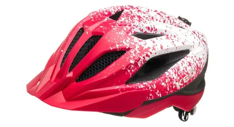 Ked casque vélo street jr. pro - rose/blanc