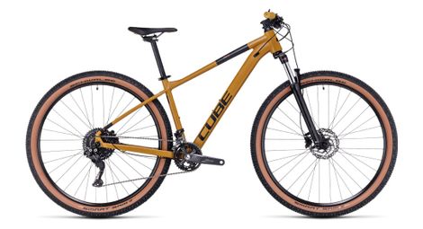 Vtt semi-rigide cube aim ex shimano deore 10v 29 marron caramel 2023