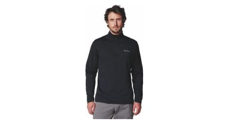 Columbia tech 1/4 zip t-shirt zwart