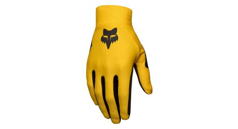 Guantes largos fox flexair amarillos