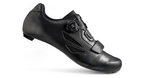 Chaussures de route lake cx218 x noir gris version large