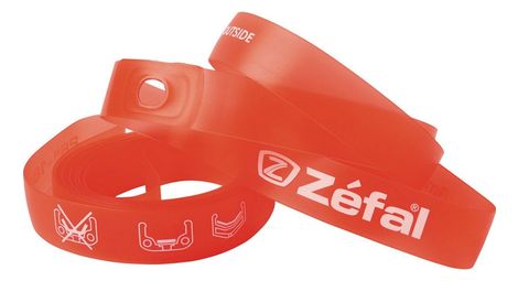 Lot de 50 fonds de jante zefal pvc 26 22 mm