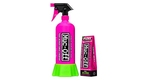 Nettoyant velo muc off punk powder 4 sachets bottle for life