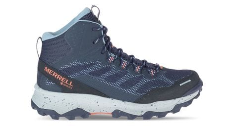 Merrell speed strike mid gtx women's hiking shoes blue