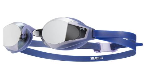 Lunettes de natation tyr stealth-x mirrored performance bleu