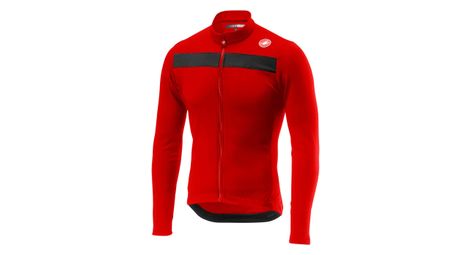 Maillot manches longues castelli puro 3 rouge