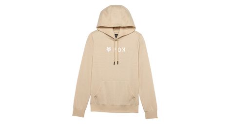 Sweat à capuche fox absolute femme beige