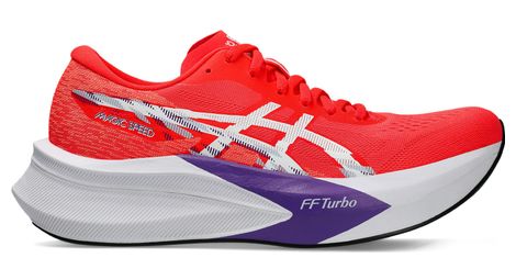 Chaussures Running Asics Magic Speed 4 Rouge/Violet Femme