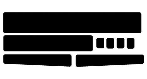 film de protection vélo - kit taille Medium mat - CAPTAIN PR