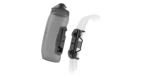 Porte bidon fidlock tex base + bidon fidlock 590 transparent noir