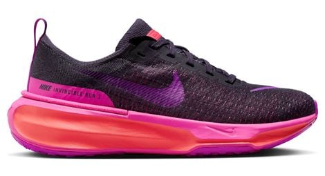 Chaussures running nike invincible 3 gris/violet femme