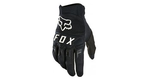 Guantes largos fox dirtpaw negros / blancos