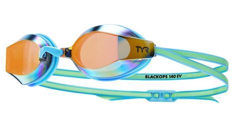 Lunettes de natation tyr black ops 140 ev mirrored orange/vert