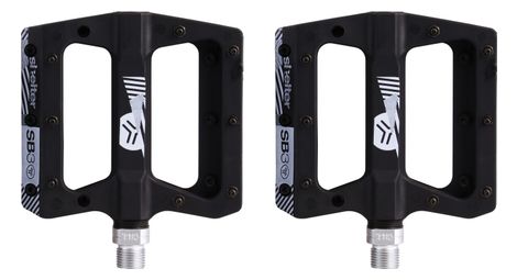 Sb3 shelter flat pedals black