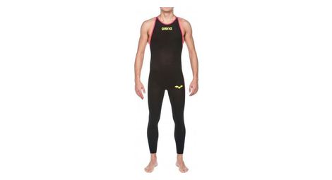 arena powerskin homme open water r evo full body closed black fluo yellow