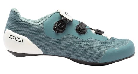 Chaussures Route Sidi Genius X Wyve Gris Bleu/Blanc