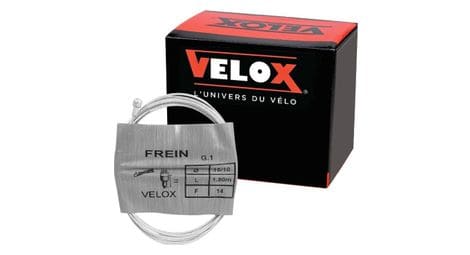 Boîte de 25 câbles de frein vélo route-city galva velox 1.8 m