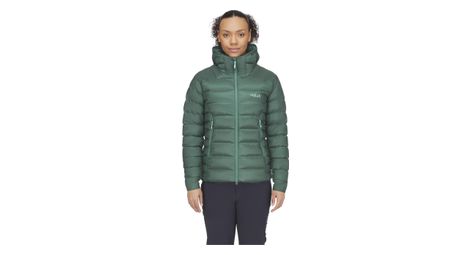 Doudoune en duvet femme rab electron pro vert