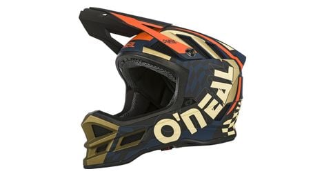 Casque integral o neal blade polyacrylite zyphr bleu orange