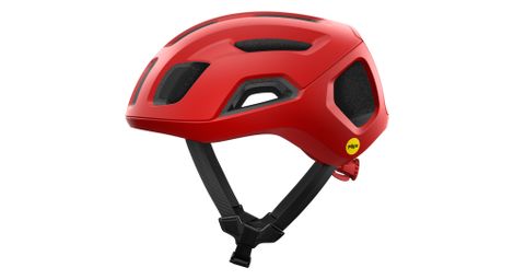 Casque route poc ventral air mips rouge