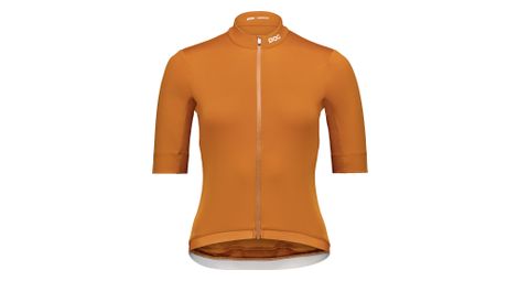 Maillot manches courtes femme poc thermal lite orange
