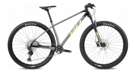 Vtt semi rigide bh ultimate rc 7 0 shimano deore xt 12v 29 gris jaune 2022