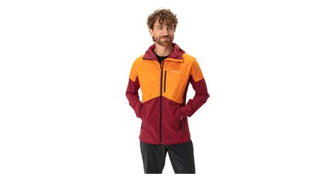 Chaqueta vaude brenva ii impermeable roja