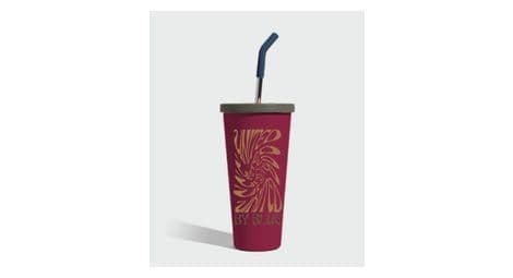 United by blue 18oz insulated beet red mug