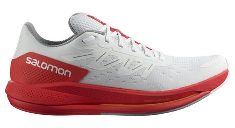 Chaussures de running salomon spectur blanc rouge homme