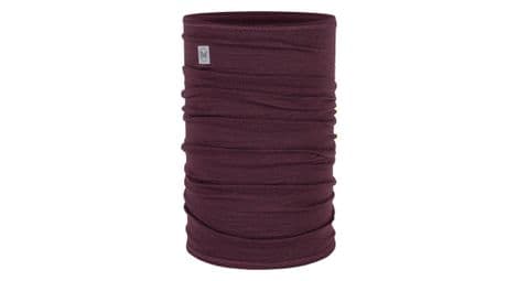 Tour de cou unisexe buff merino lightweight garnet violet