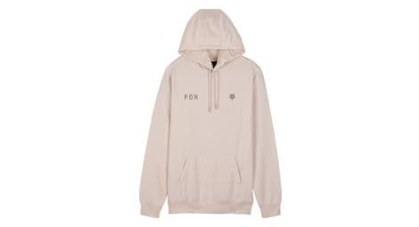 Sweat à capuche fox wordmark pullover blanc