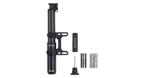 Pompe à Main + Outils Intégrés Réparation Tubeless Wolf Tooth Encase Pump 85 cc Noir