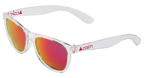 Lunettes enfant cairn foolish j transparent - rouge