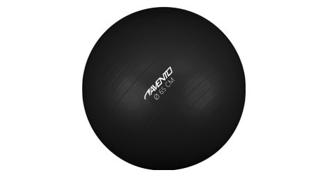 Avento ballon de fitness/d'exercice diamètre 65 cm noir