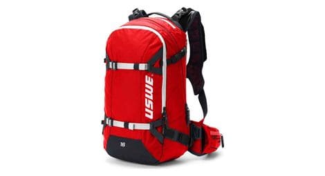 Mochila uswe con protector de espalda / carve 16 rojo