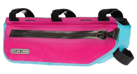 Sacoche de Cadre Ortlieb Frame Pack Toptube | 3 L | Bleu/Rose