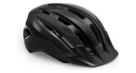 Casco met downtown mips negro brillante