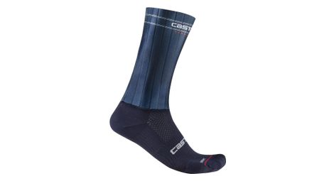 Chaussettes castelli fast feet 3 bleu