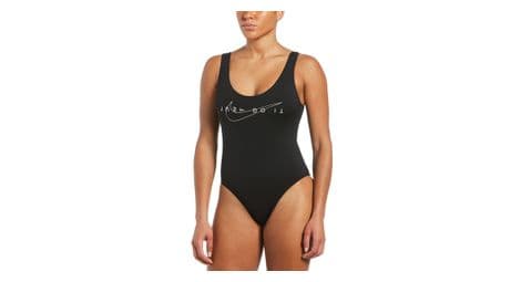 Nike u-back one-piece swimsuit black