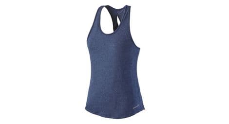 Debardeur patagonia seabrook run tank femme bleu