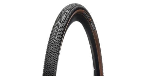 Neumático hutchinson touareg 700mm tubeless ready soft gravel hardskin beige sidewalls tan