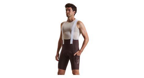 Kurze Radhose mit Trägern „Rapha Brevet Element Cargo“ in Braun für Herren