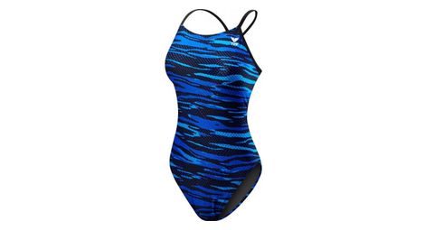 Tyr crypsis cutoutfit dames zwempak bleu