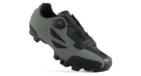 Lake mx176 beetle green / black road shoes