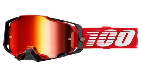 Masque 100% Armega Red/Verre Mirror Red