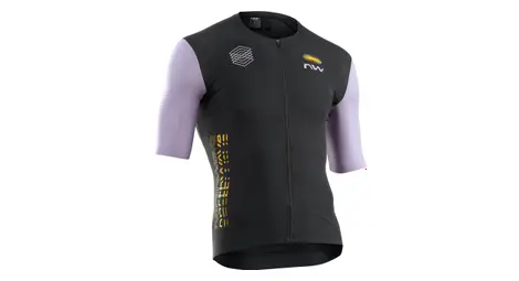 Northwave extreme evo short sleeve jersey purple/black l