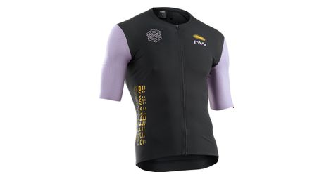 Maillot manches courtes northwave extreme evo violet noir